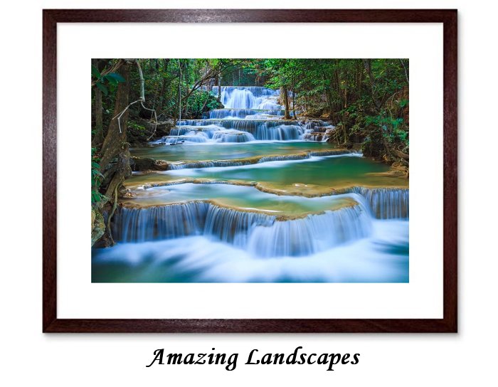 Amazing Landscapes Framed Print